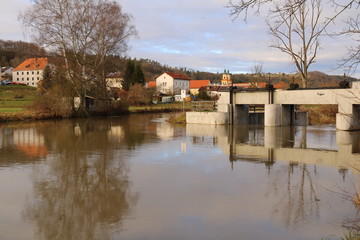 Obraz premium Schleuse in Eichstätt