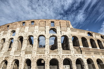 Fototapeta premium The wall of Coliseum
