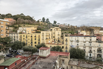 Fototapeta na wymiar Buildings of Naples