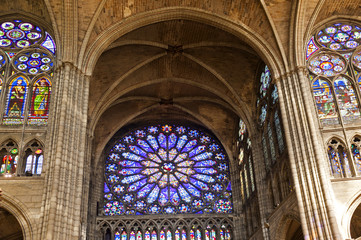 The Basilica of Saint Denis, the final resting place of the kings and queens of France.