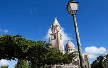 The Balata cathedral, Martinique island, French West Indies.