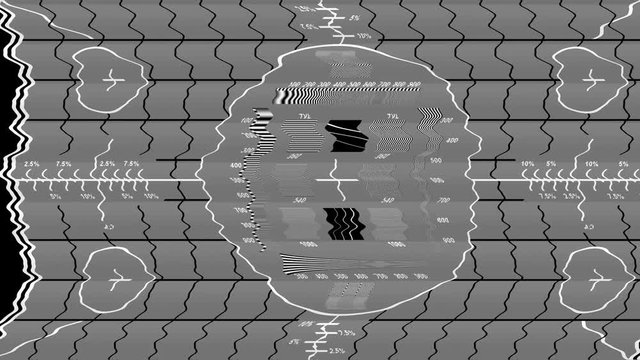 TV Noise 0959: TV Test Card malfunction (Loop).