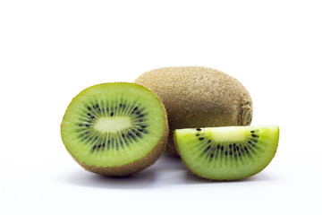 Kiwi fruit isolated on white background