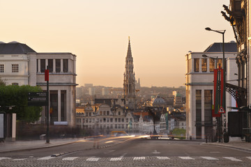 Place Royale à Bruxelles, Belgique