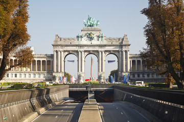 Obraz premium Arc de Triomphe In Brussels, Belgium