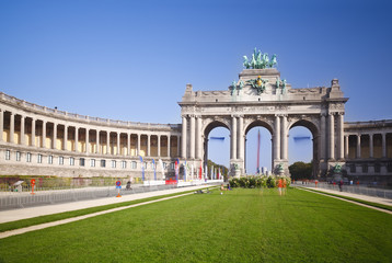 Obraz premium Arc de Triomphe In Brussels, Belgium