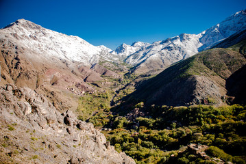 Landscape in Toubkal