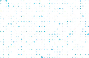 Dotted bckground with circles, dots, point different size, scale. Halftone pattern. 