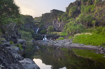 Fototapeta na wymiar Seven Sacred Pools, Maui, Hawaii