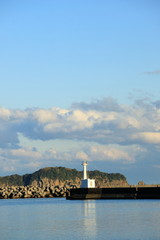 港の風景　宮崎県日南市　大堂津港