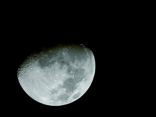 Naklejka premium Moon phases as background / The Moon is an astronomical body that orbits planet Earth, being Earth's only permanent natural satellite. It is the fifth-largest natural satellite in the Solar System 