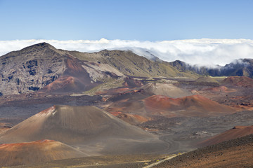 Fototapeta na wymiar Haleakala Crater, Maui, Hawaii