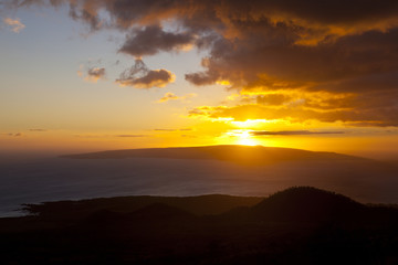 Fototapeta premium South Maui Sunset, Hawaii