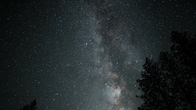 Yosemite Milky Way Time Lapse 14 Alpine Forest