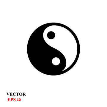 Yin Yang vector illustration
