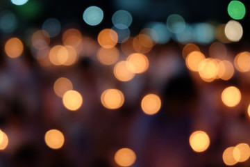 abstract bokeh lights background