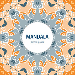 Vector Mandala background 