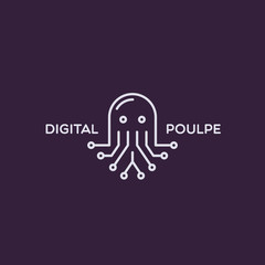 Digital poulpe logo © Maryna