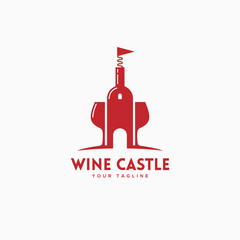 Wine castle logo