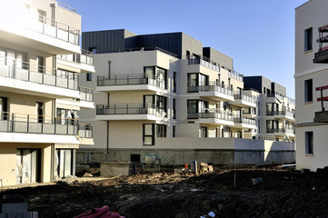 New buildings still under construction
