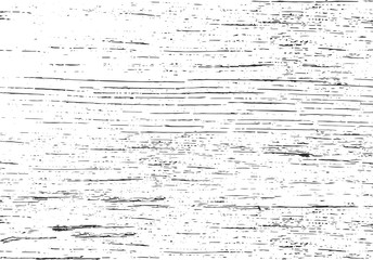 Wooden texture. Grunge vector background. Distressed overlay. Black and white abstract surface.