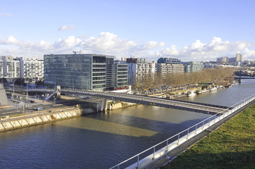 View of a district of Boulogne Billancourt