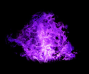 Obraz premium purple magic flame