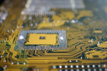 Computer circuit Board.