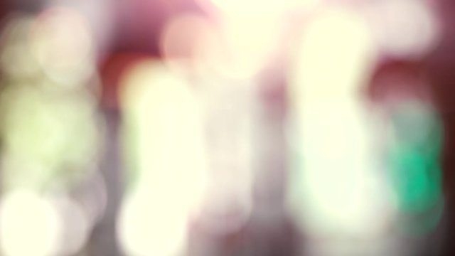 Blurred yellow stains. Blurred abstract bright lights.