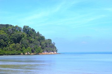 Fototapeta na wymiar Port Dickson Beach Malaysia