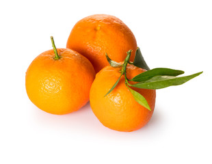 ripe organic mandarins