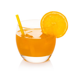 alcoholic cocktail with orange juice