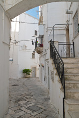 Fototapeta premium Alleyway. Martina Franca. Puglia. Italy. 