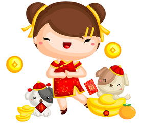 Girl Chinese New Year