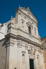 Church of Carmine. Martina Franca. Puglia. Italy. 