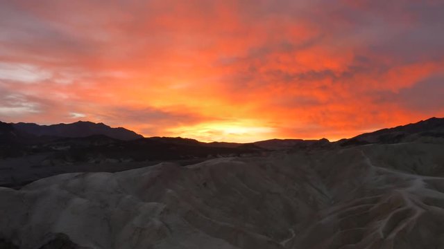 sunset in Zabruski Point (timelapse) 4k