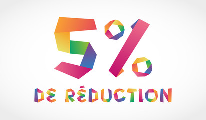 Soldes - 5% de réduction