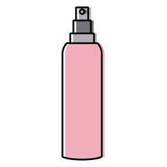 Splash fragrance bottle icon vector illustration graphic design