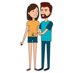 lovers couple avatars characters