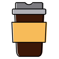 Coffee to go icon vector illustration graphic design