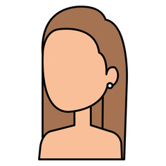 beautiful woman shirtless avatar character