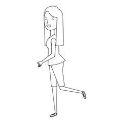 beautiful woman avatar character