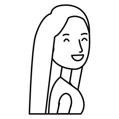 beautiful woman avatar character