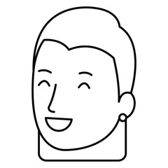 beautiful woman head avatar character