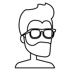 young man shirtless avatar character