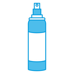 Splash fragrance bottle icon vector illustration graphic design
