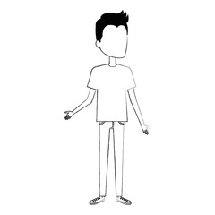 young man avatar character