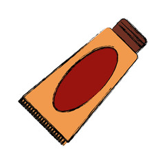 Skin cream product icon vector illustration graphic design