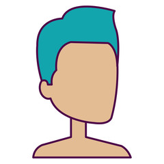 young man shirtless avatar character