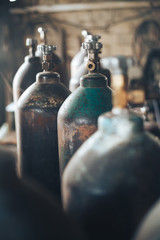oxygen cylinders